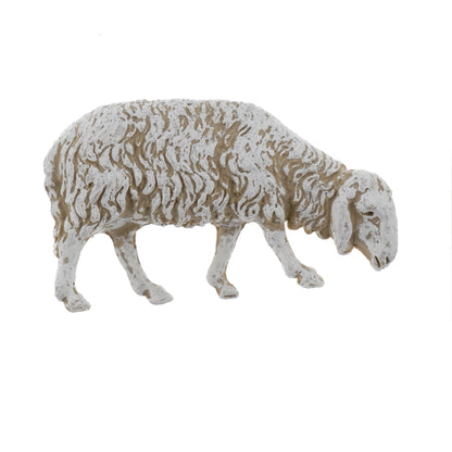 Confezione pecore, capra e cane pastore, in plastica. 8 pezzi. Altezza 4 cm