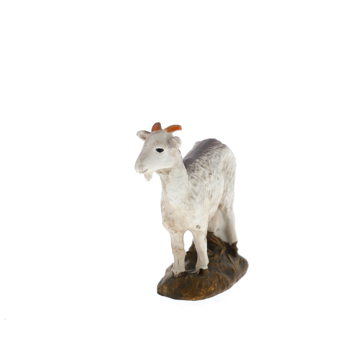 Capra in resina per presepe. Altezza 6 cm