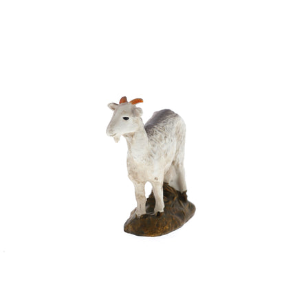 Capra in resina per presepe. Altezza 6 cm