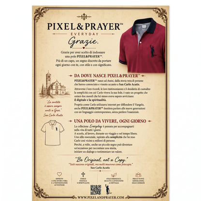 Maglia Polo San Carlo Acutis 100% Cotone