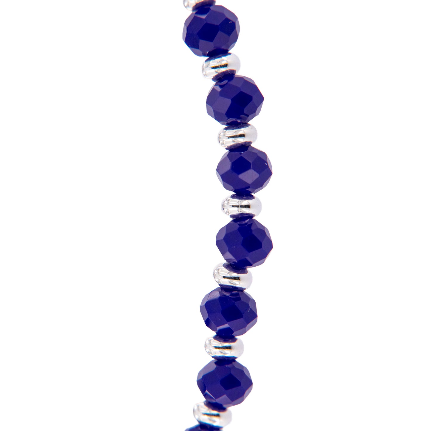 Bracciale Devozionale Mariano Blu e Argento