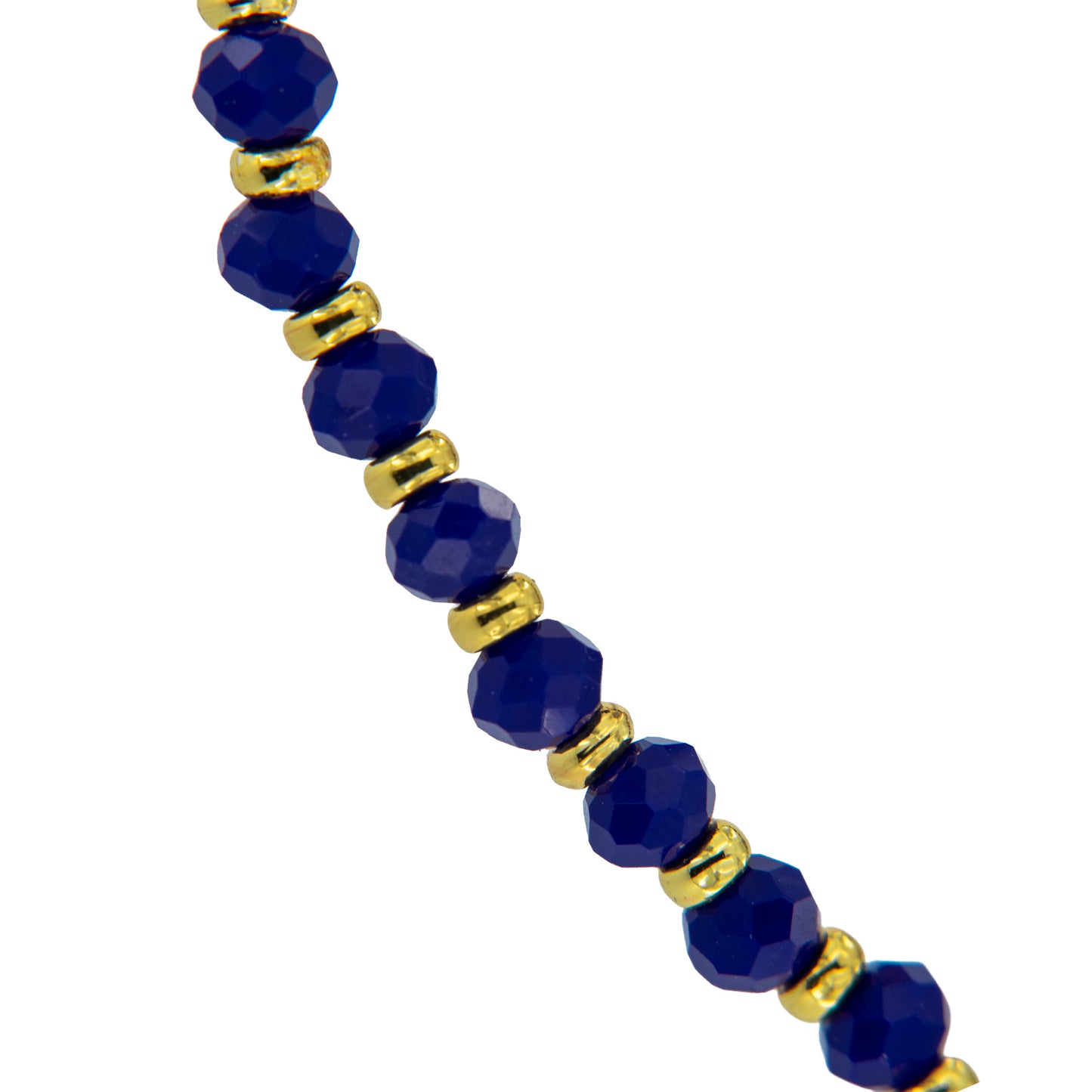 Bracciale devozionale dorato blu con rosa e cuore Medaglia Miracolosa
