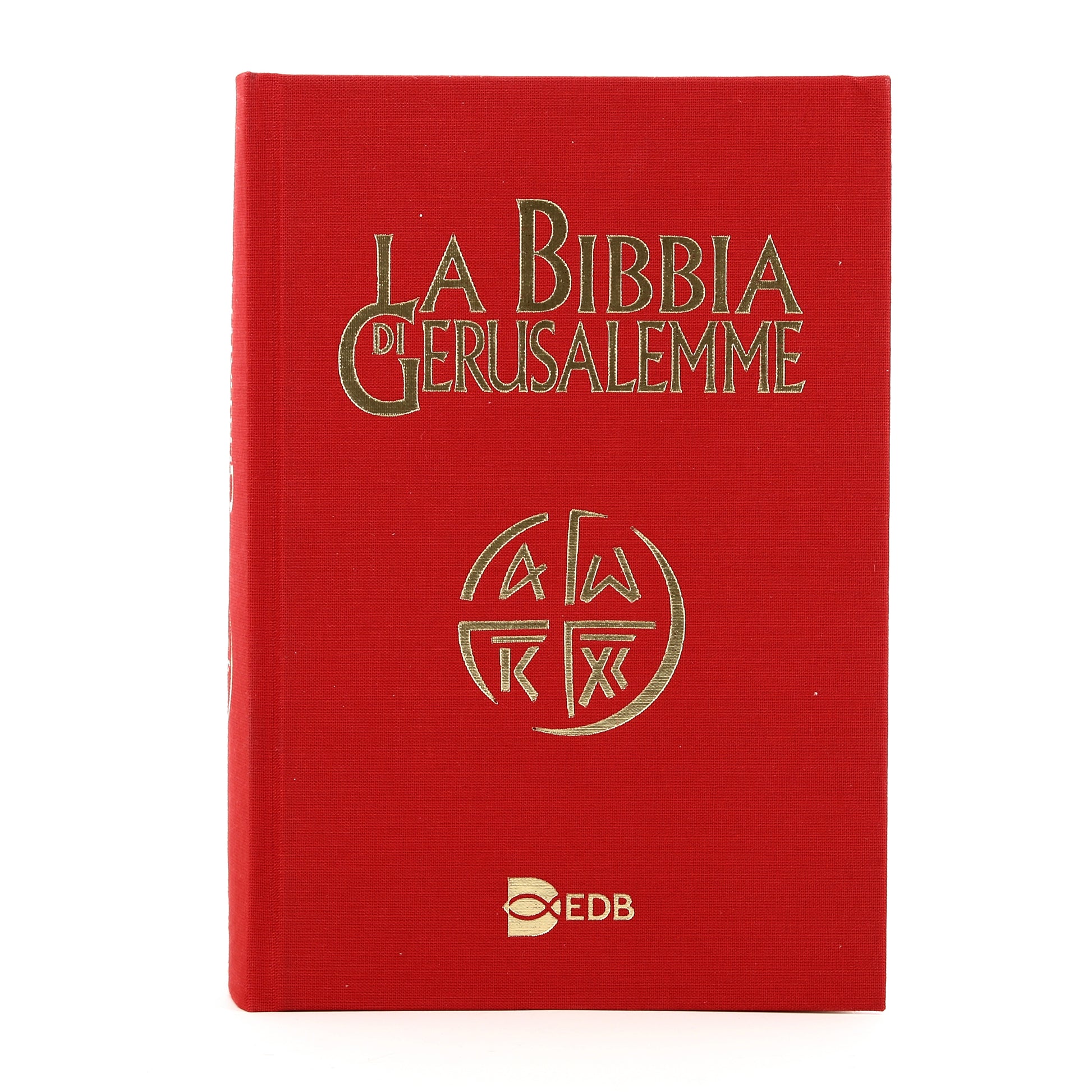La Bibbia di Gerusalemme. Edizione in tela rossa pregiata e cofanetto