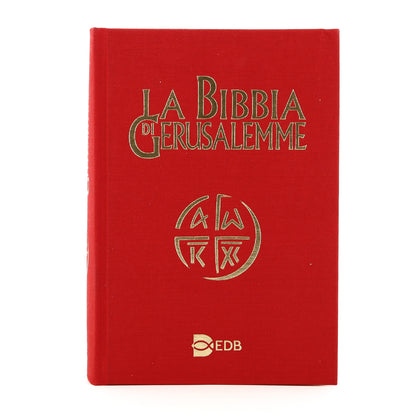 La Bibbia di Gerusalemme. Edizione in tela rossa pregiata e cofanetto