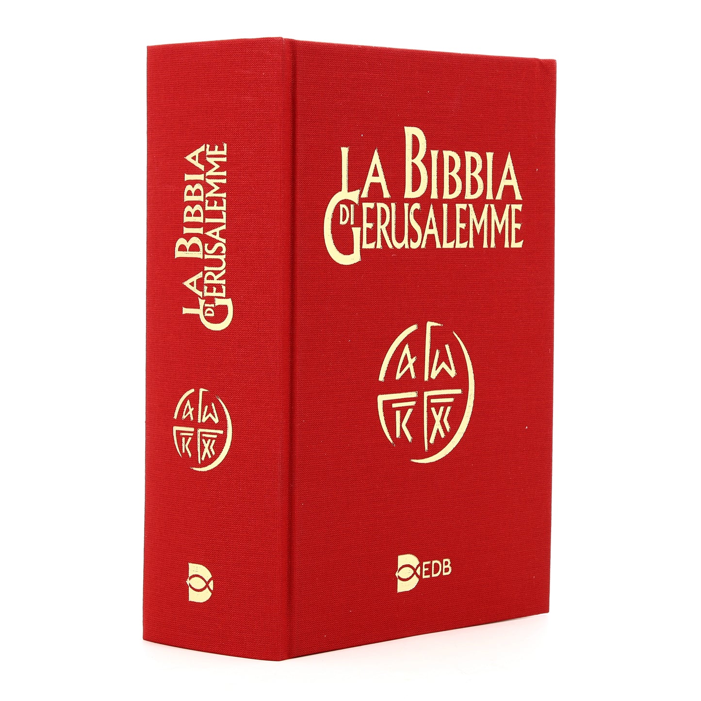 La Bibbia di Gerusalemme. Edizione in tela rossa pregiata e cofanetto