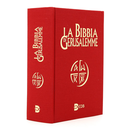 La Bibbia di Gerusalemme. Edizione in tela rossa pregiata e cofanetto