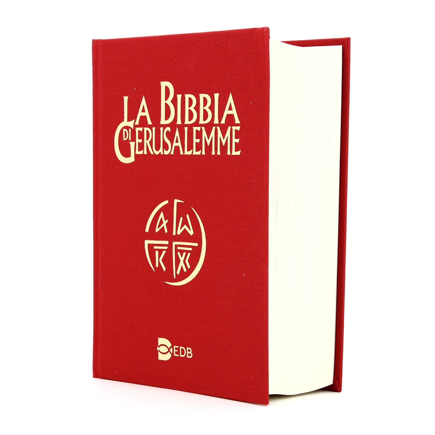 La Bibbia di Gerusalemme. Edizione in tela rossa pregiata e cofanetto