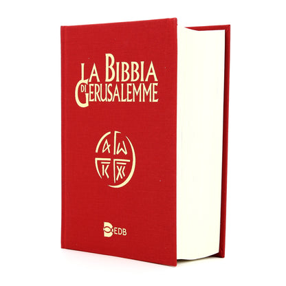 La Bibbia di Gerusalemme. Edizione in tela rossa pregiata e cofanetto
