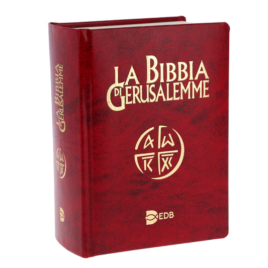 La Bibbia di Gerusalemme. Copertina in similpelle