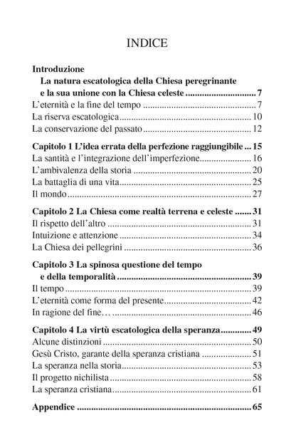 La Chiesa pellegrina verso la pienezza