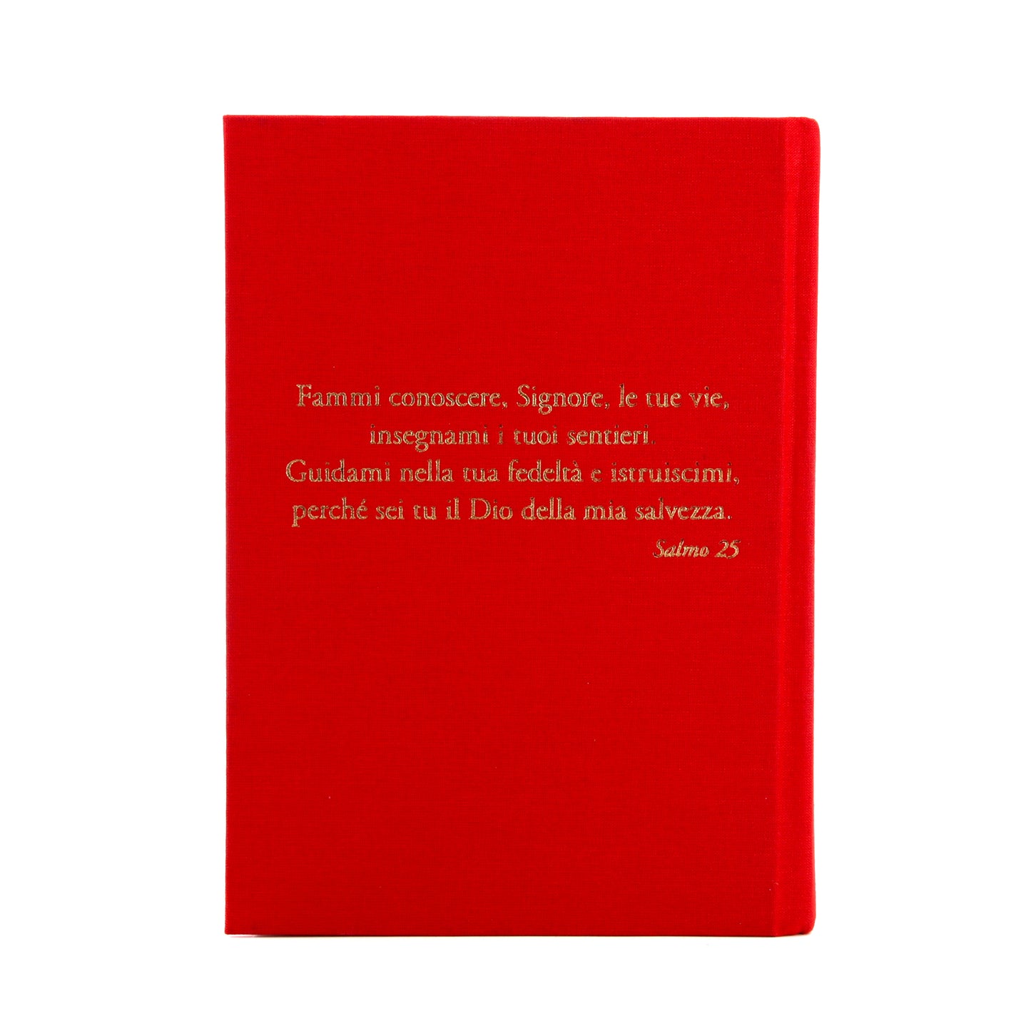 La Sacra Bibbia. Edizione grande a caratteri grandi. Tela rossa