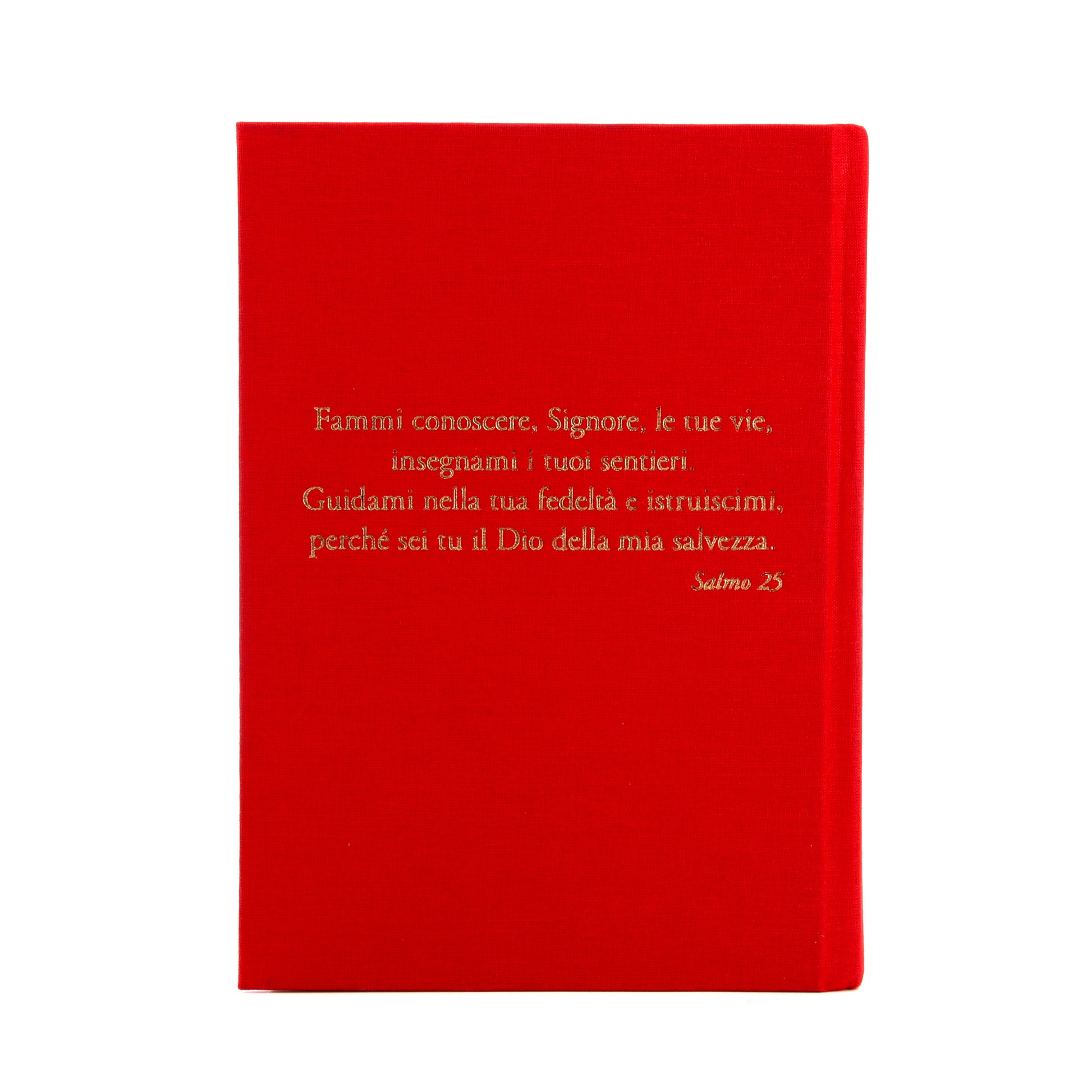 La Sacra Bibbia. Edizione grande a caratteri grandi. Tela rossa