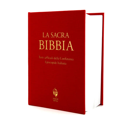 La Sacra Bibbia. Edizione grande a caratteri grandi. Tela rossa