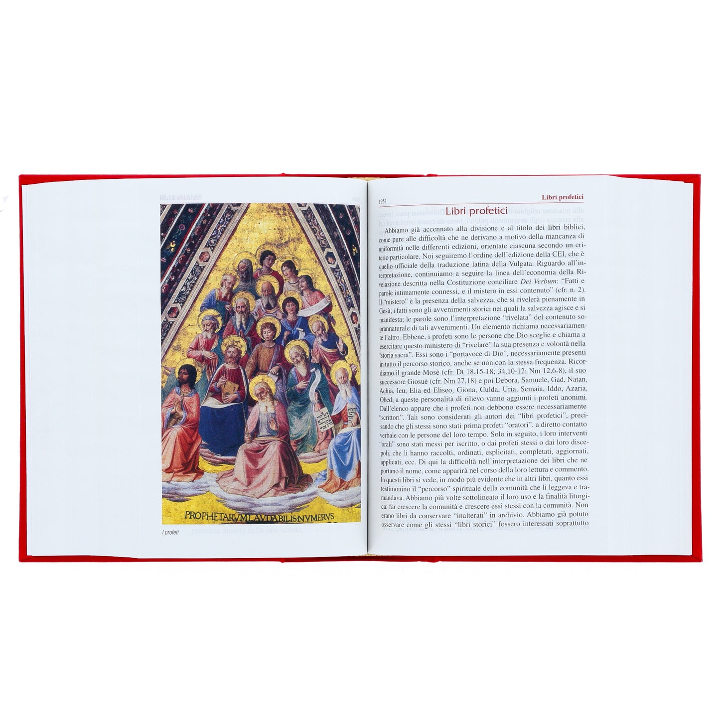 La Sacra Bibbia. Edizione grande a caratteri grandi. Tela rossa