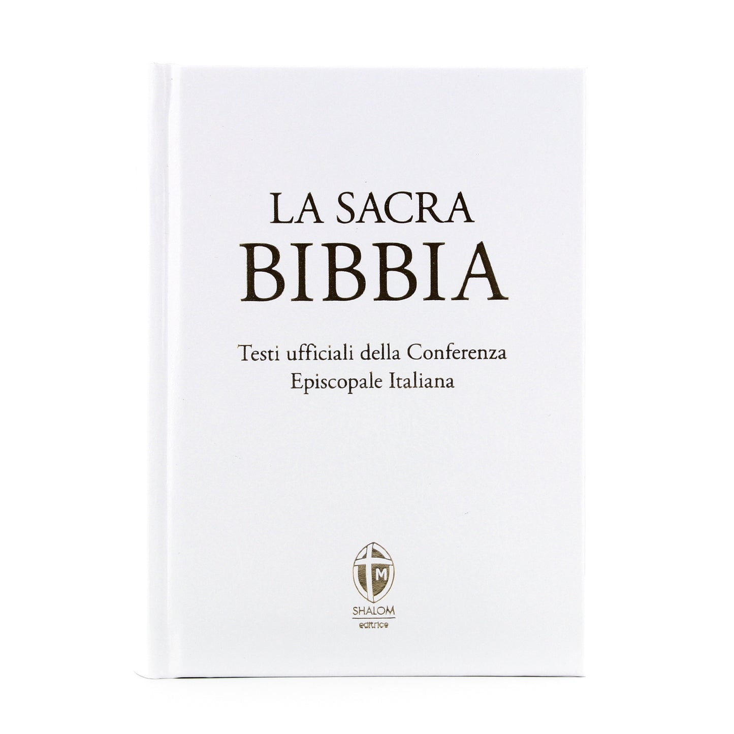 La Sacra Bibbia. Edizione grande a caratteri grandi. Ecopelle bianca