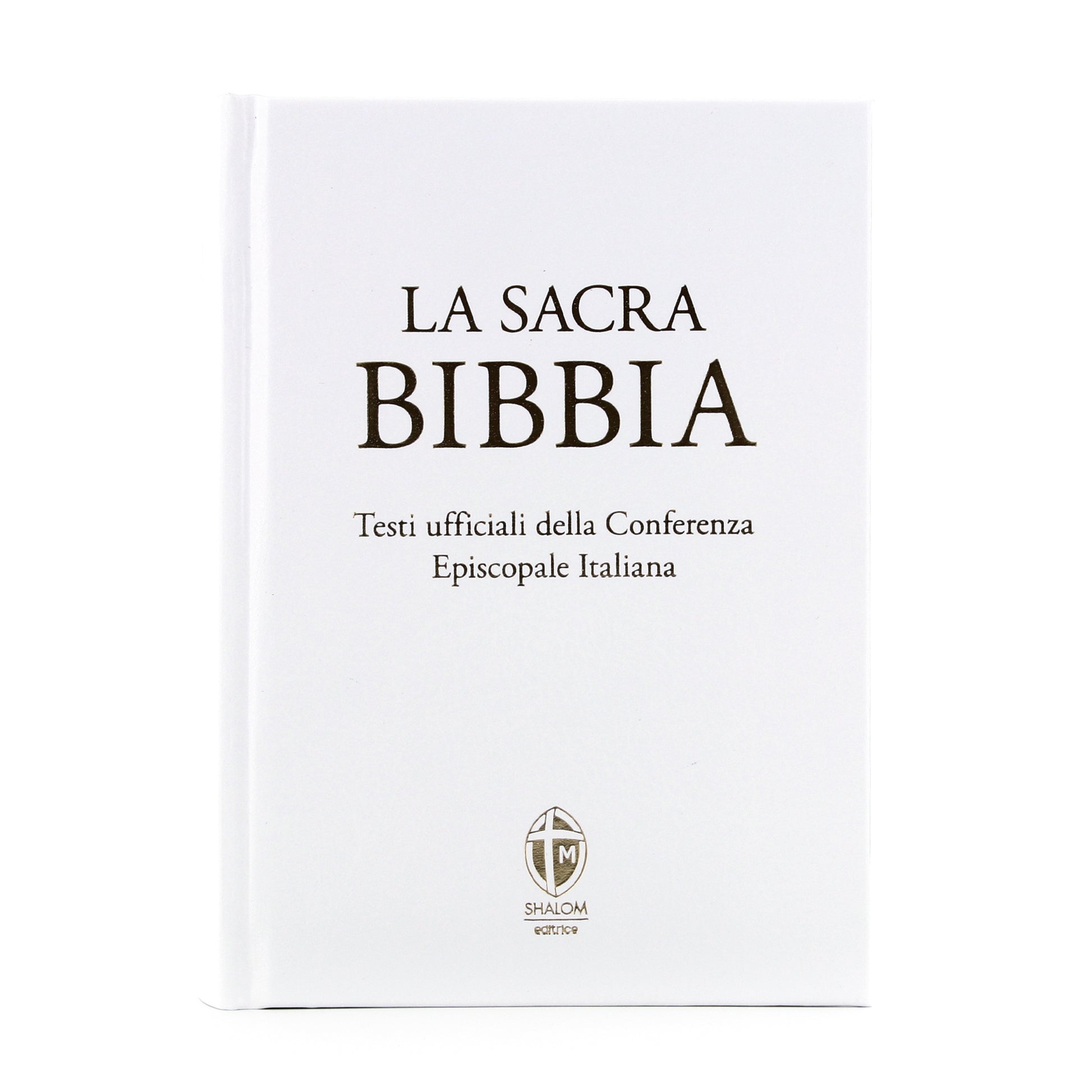La Sacra Bibbia. Edizione grande a caratteri grandi. Ecopelle bianca