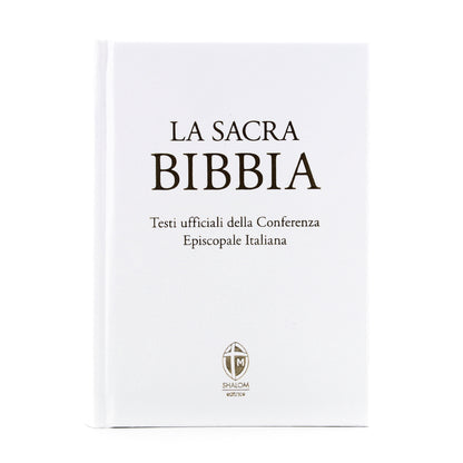 La Sacra Bibbia. Edizione grande a caratteri grandi. Ecopelle bianca