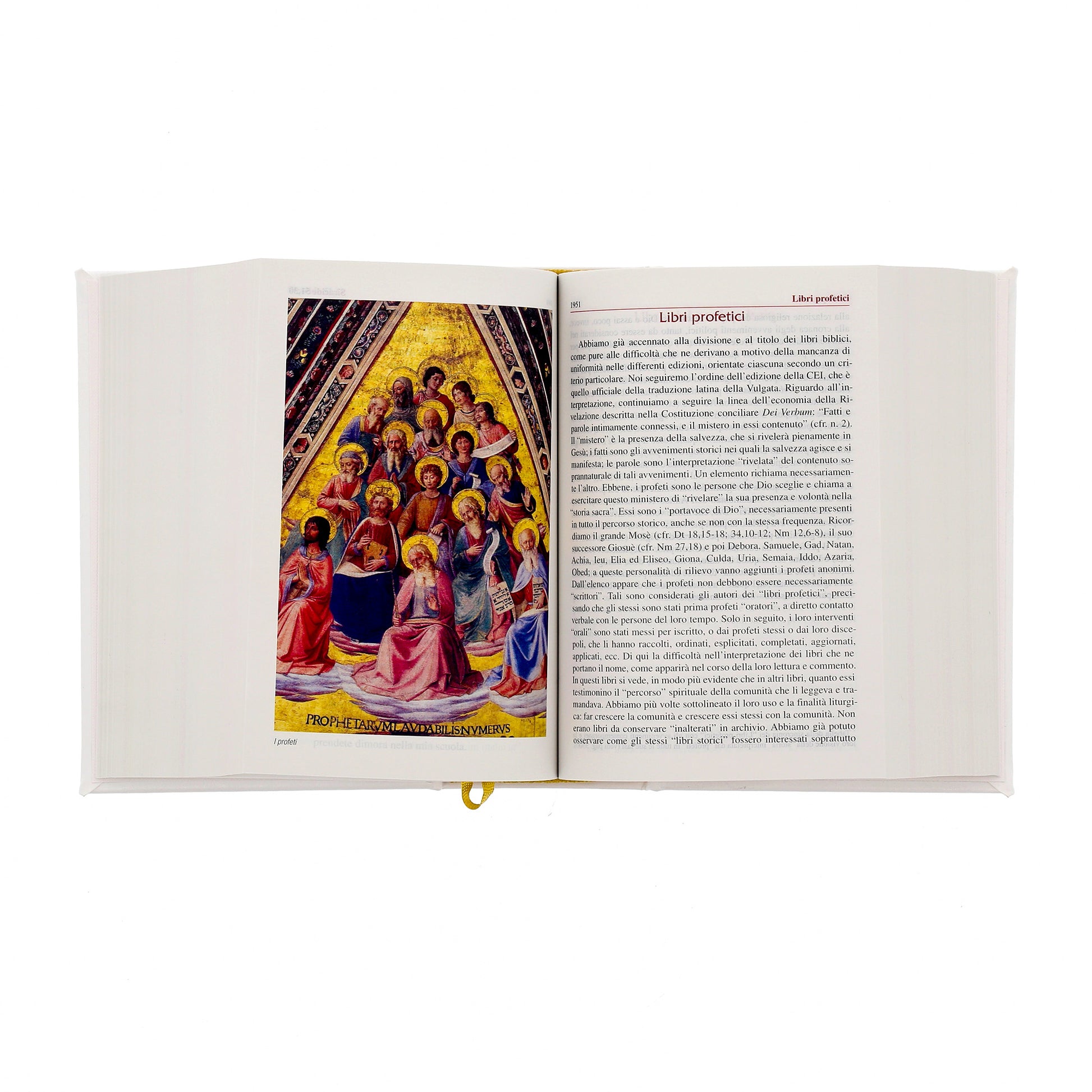 La Sacra Bibbia. Edizione grande a caratteri grandi. Ecopelle bianca