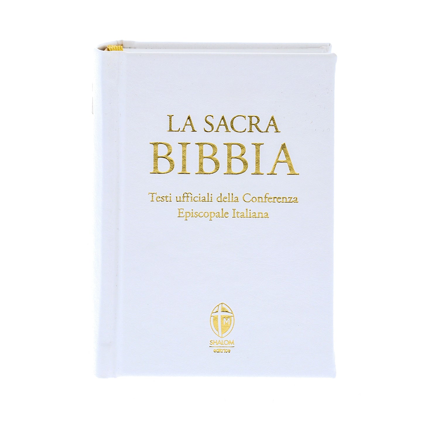 La Sacra Bibbia. Edizione tascabile. Ecopelle bianca