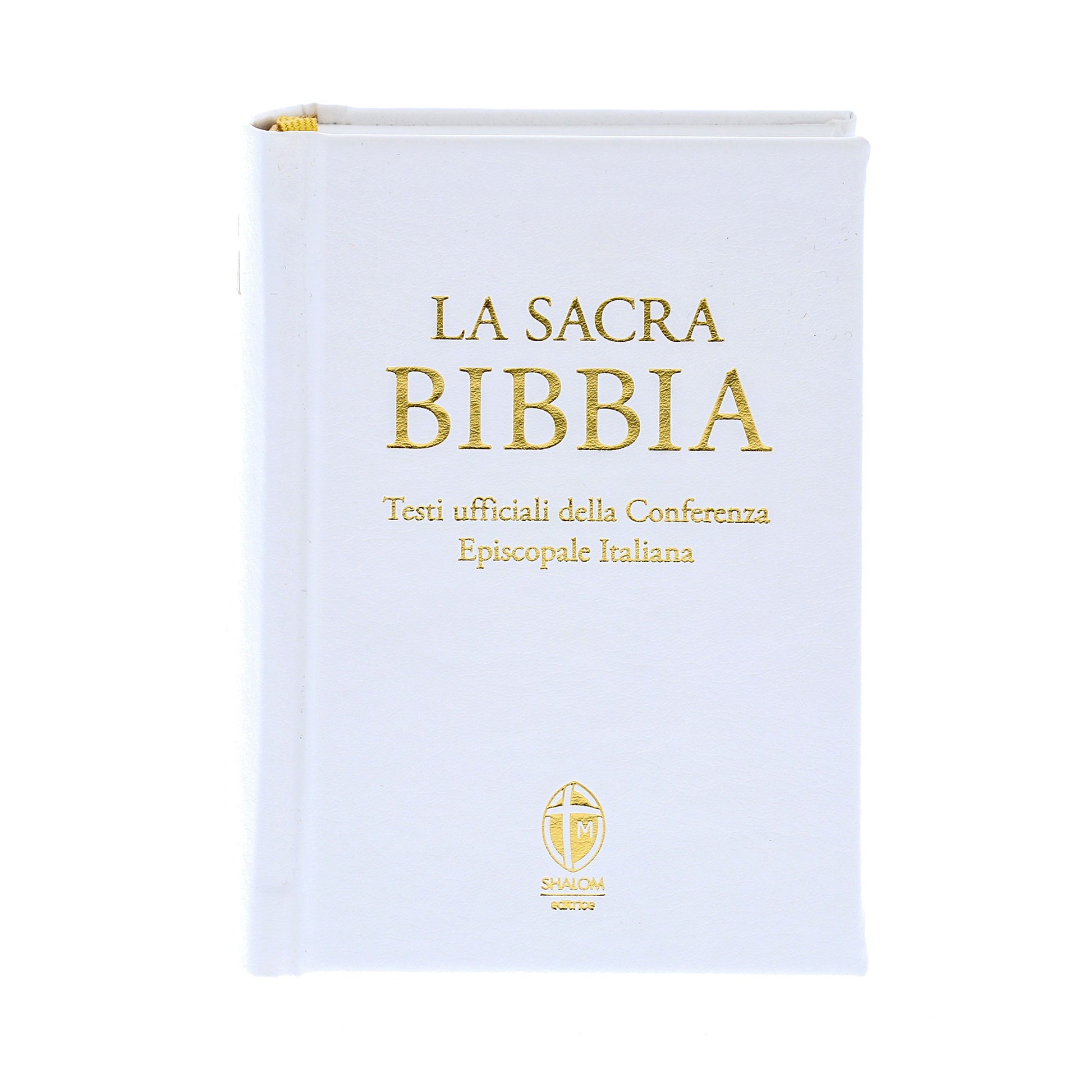 La Sacra Bibbia. Edizione tascabile. Ecopelle bianca