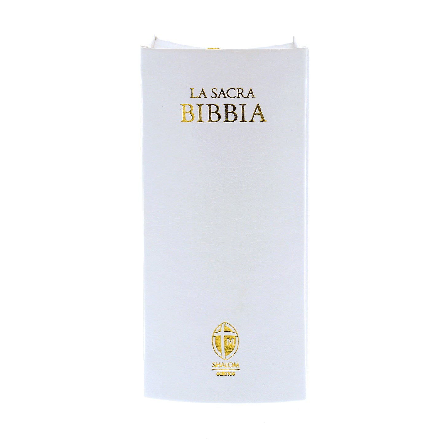 La Sacra Bibbia. Edizione tascabile. Ecopelle bianca