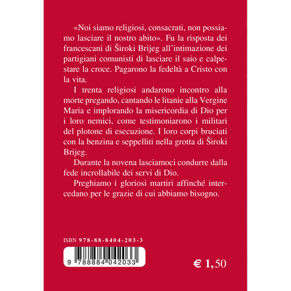 La novena ai martiri di Široki Brijeg