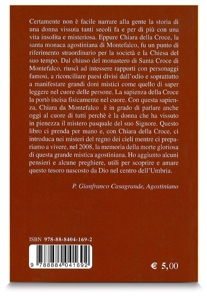 Santa Chiara della Croce. Con la croce nel cuore