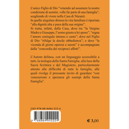 La Santa Famiglia di Gesù. Teologia della Santa Famiglia