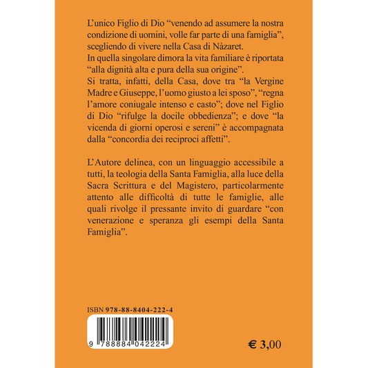 La Santa Famiglia di Gesù. Teologia della Santa Famiglia