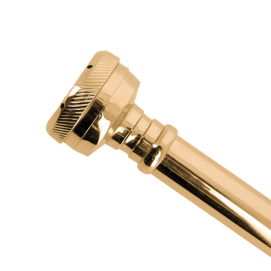 Aspersorio in ottone dorato per acqua benedetta – Articolo liturgico per benedizioni e riti religiosi – 20 cm