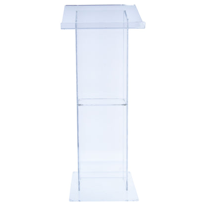 Leggio Trasparente in Plexiglass con Ripiano