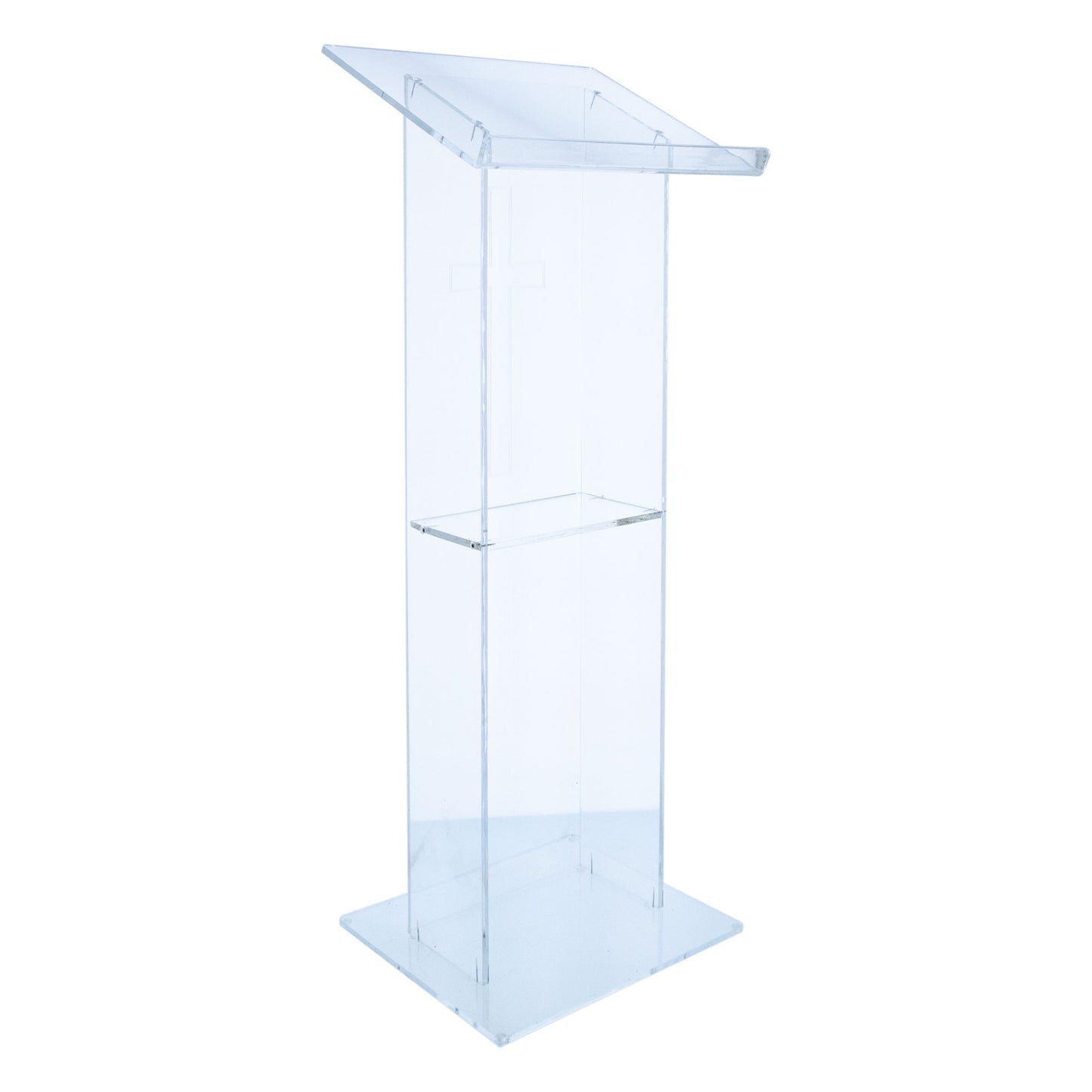 Leggio Trasparente in Plexiglass con Ripiano