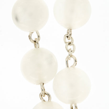 Bracciale Decina, grani imitazione madreperla 1 cm