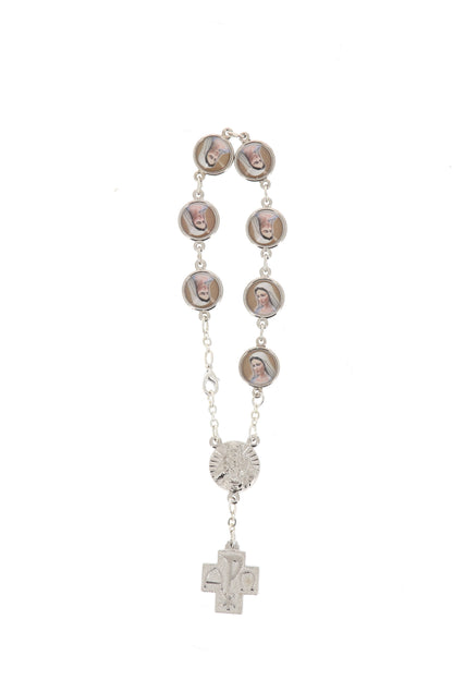 Bracciale delle cinque piaghe di Gesù con moschettone
