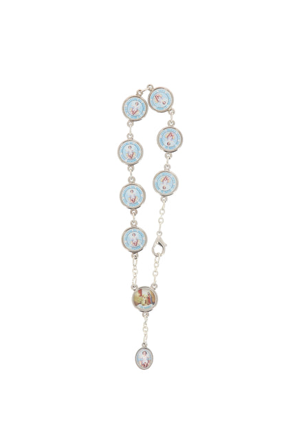 Bracciale di Gesu' Bambino con moschettone