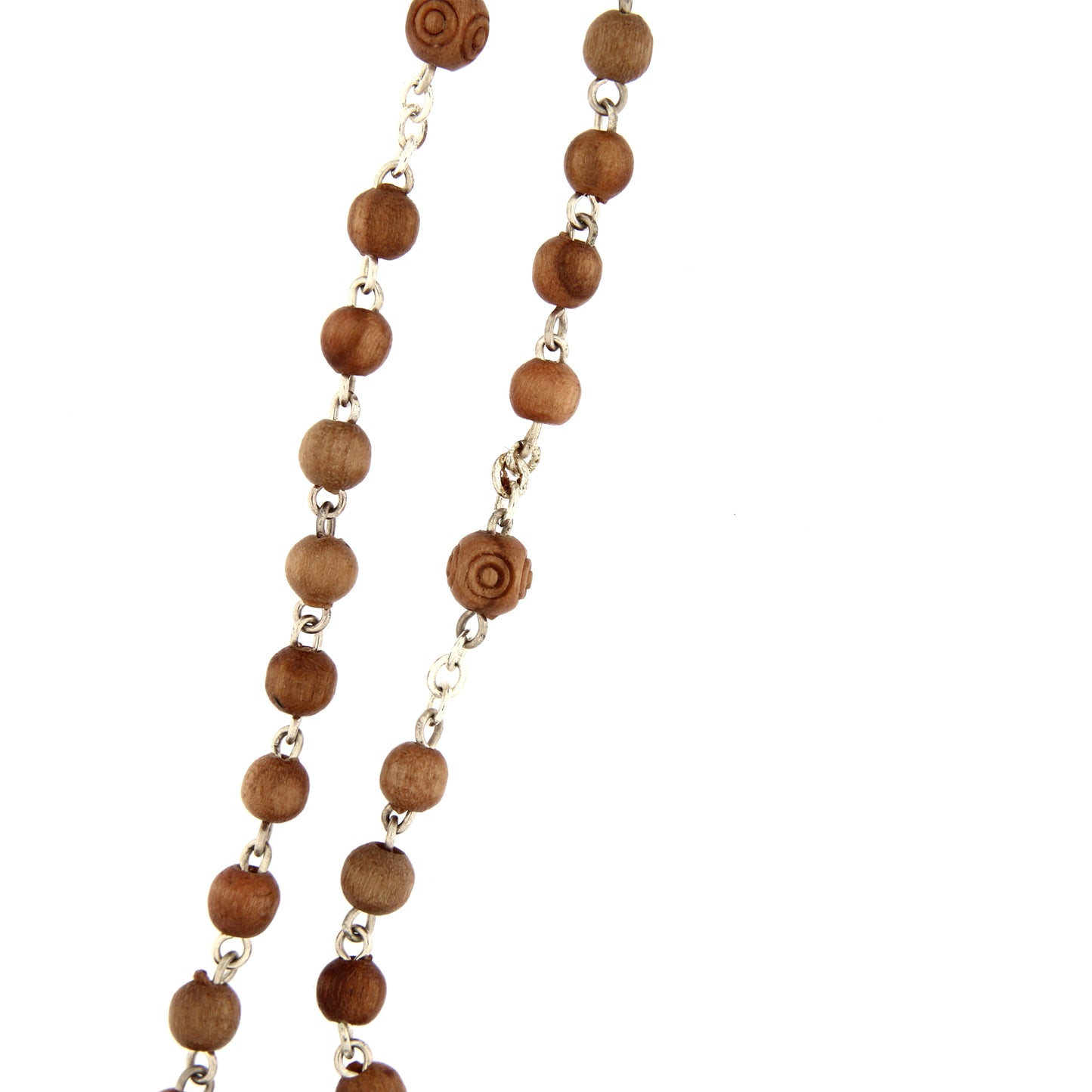 Corona indossabile, grani piccoli in legno, 4 mm