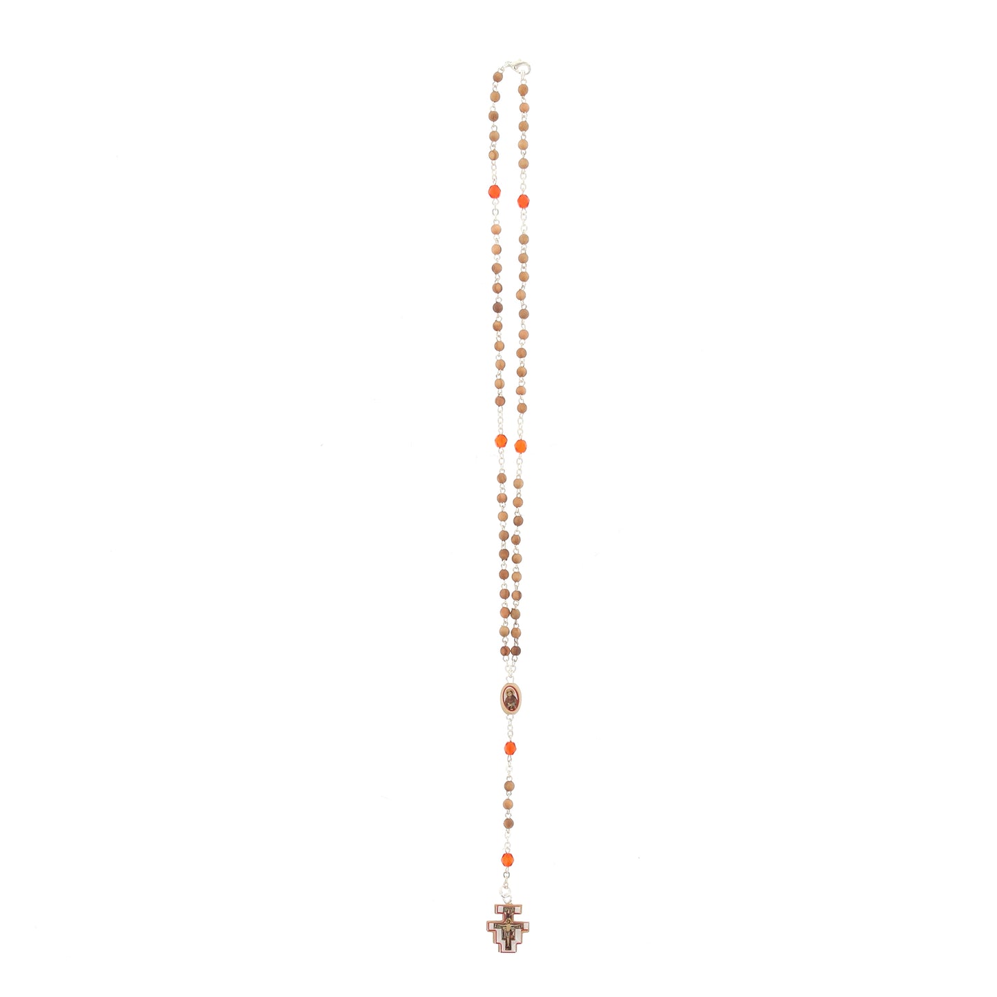 Corona indossabile, grani piccoli in legno, 4 mm