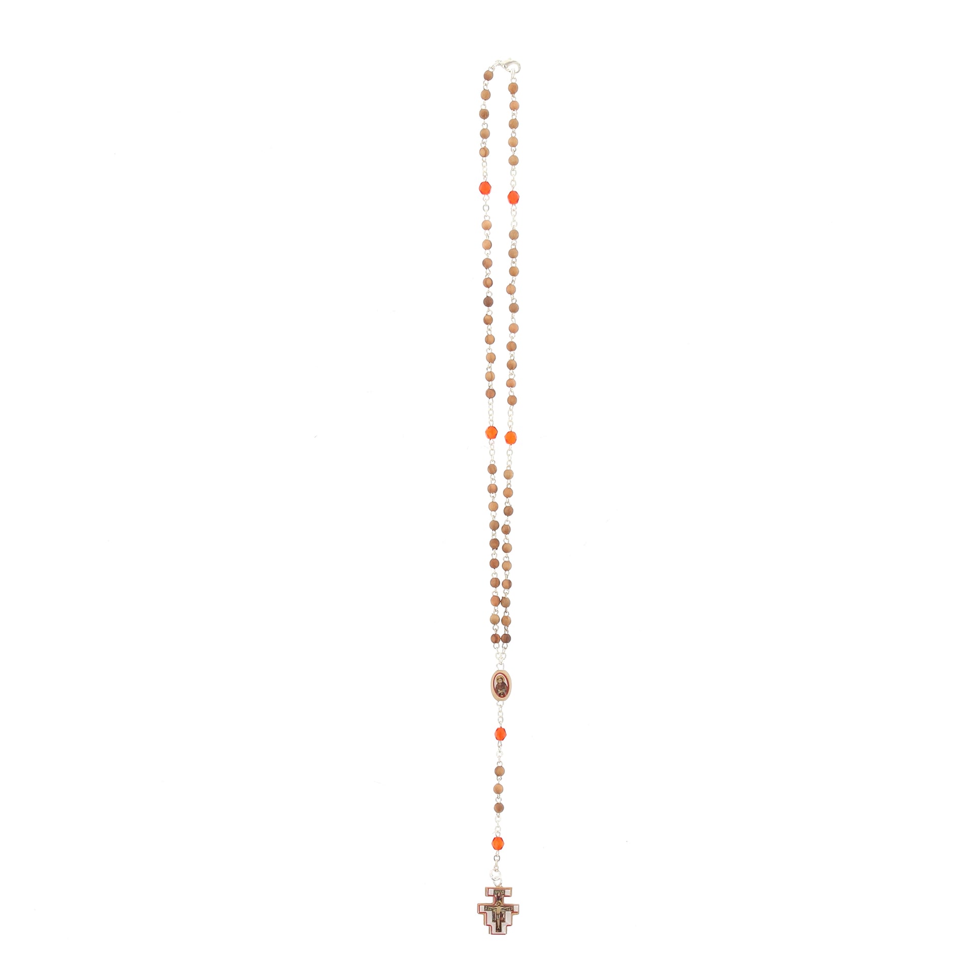 Corona indossabile, grani piccoli in legno, 4 mm