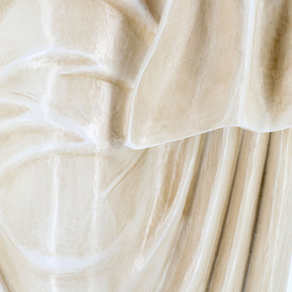 Statua Madonna Regina della Pace di Medjugorie in vetroresina, color avorio. Altezza 130 cm
