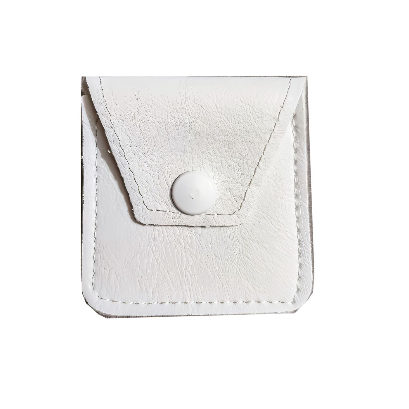Portarosario Giubileo 2025 in similpelle con bottoncino. Dimensioni 7,5x7,5 cm.