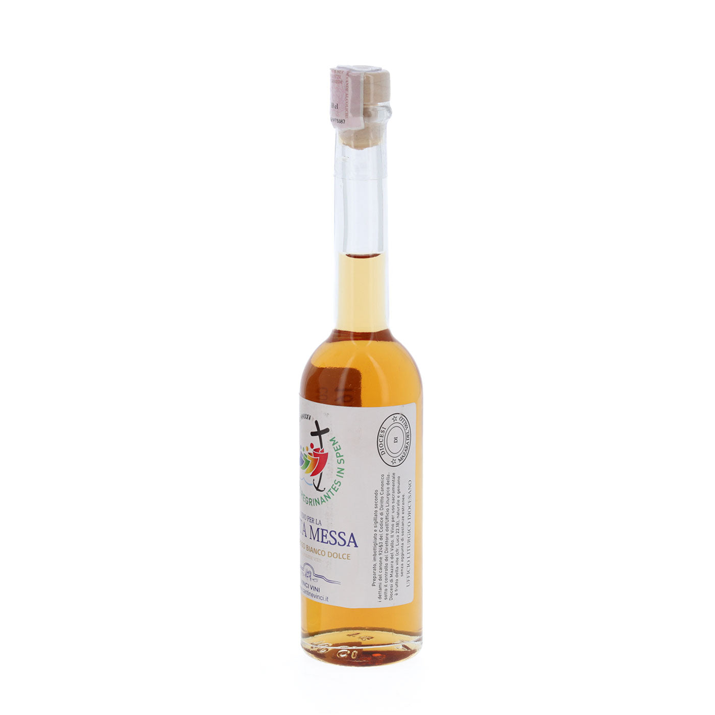 Vino Santa Messa con logo ufficiale del Giubileo. Confezione regalo da 100 cc