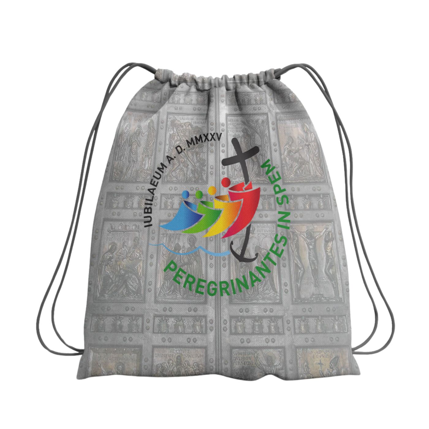 Sacca con logo Giubileo. Dimensioni 30x45