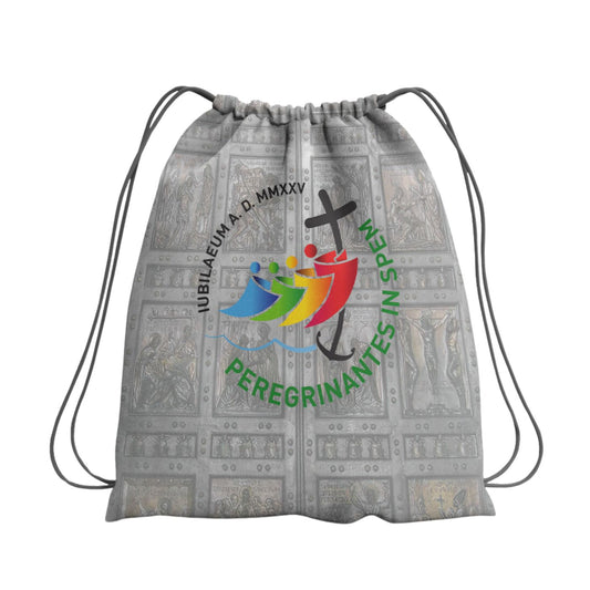 Sacca con logo Giubileo. Dimensioni 30x45