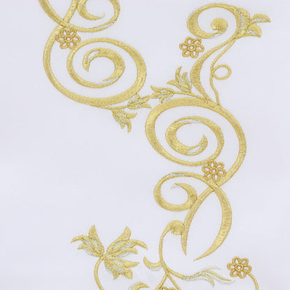 Tovaglia da altare con ricamo e logo Giubileo. Dimensioni 165x300 cm