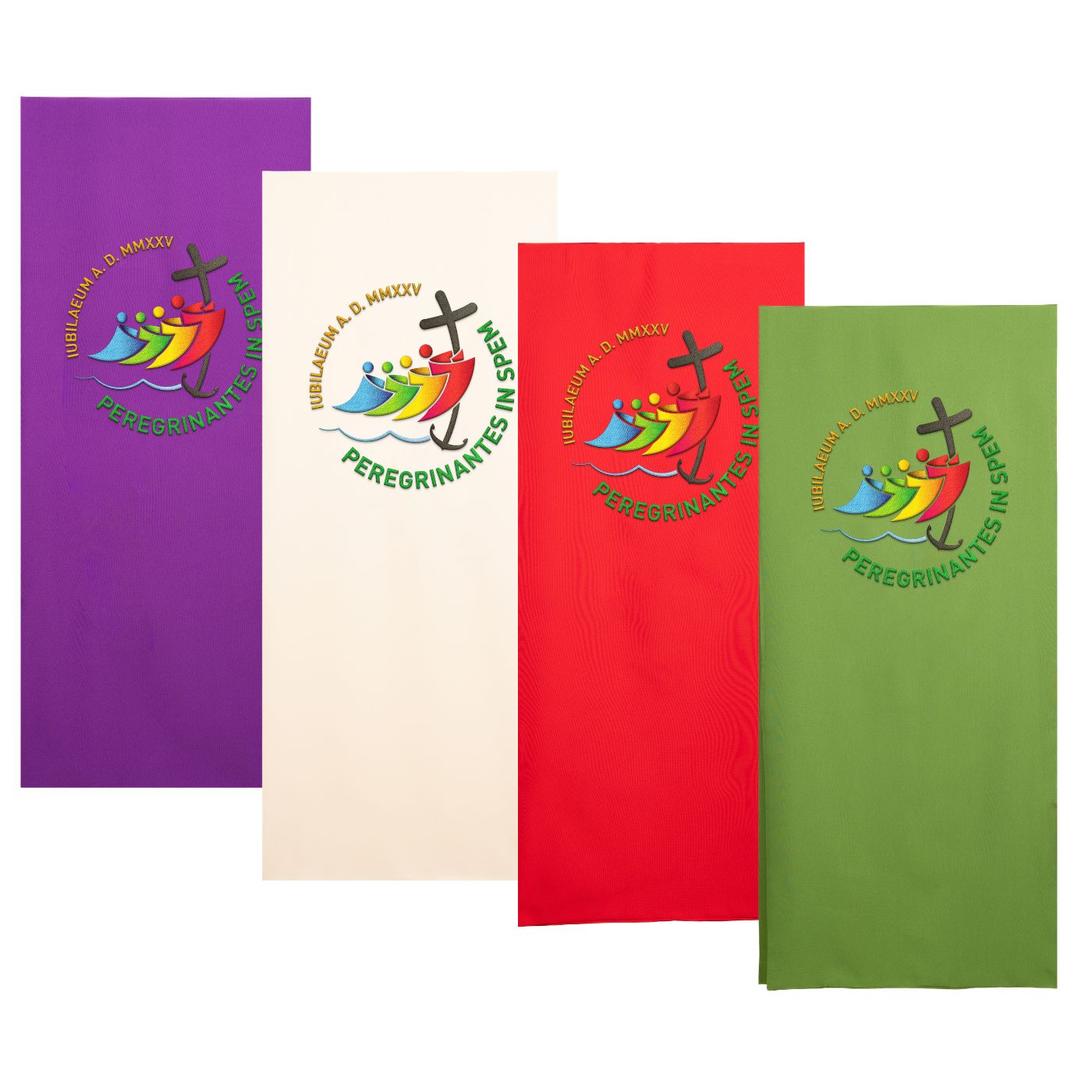 Coprileggio ricamato con logo Giubileo