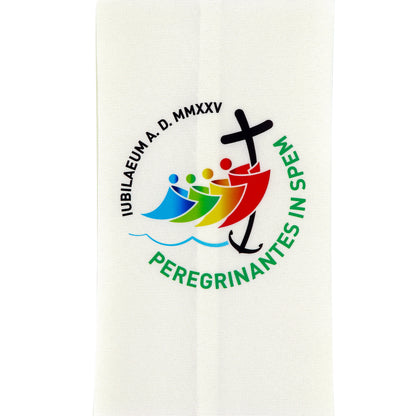 Stola con stampa logo Giubileo 2025. Poliestere