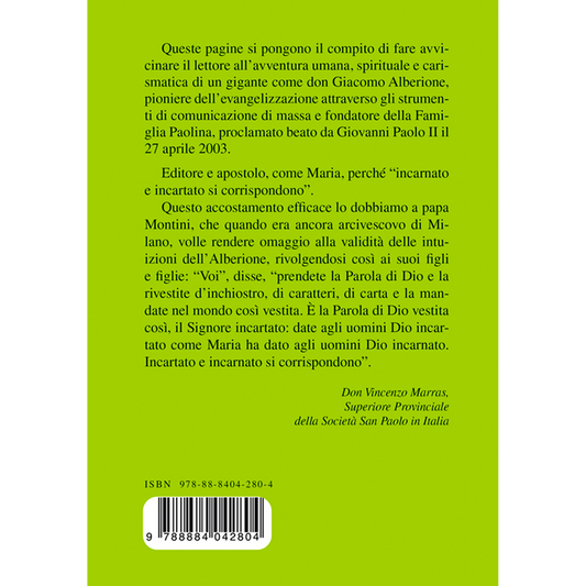 Bienheureux Giacomo Alberione. Éditeur et apôtre du nouveau millénaire