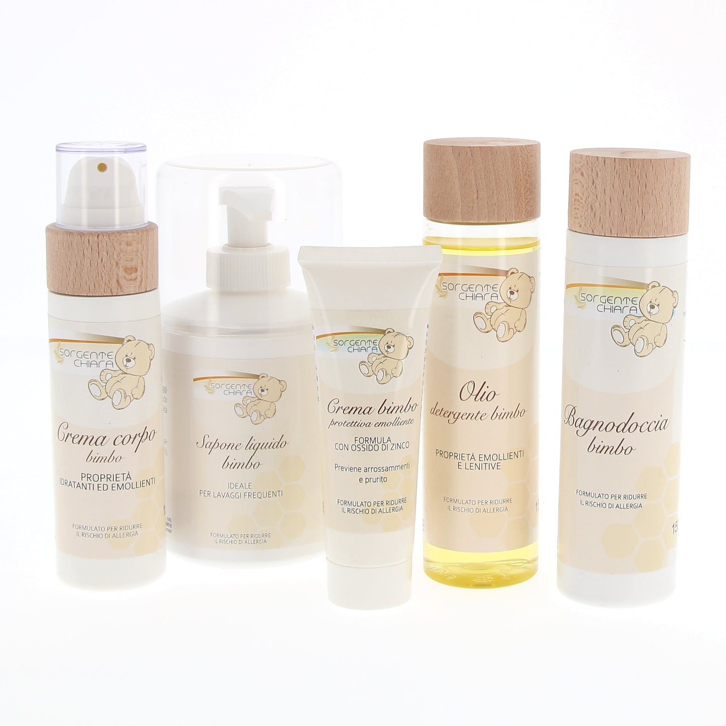 Crema idratante per il corpo, Linea Bimbo. Flacone da 100 ml
