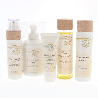 Crema idratante per il corpo, Linea Bimbo. Flacone da 100 ml