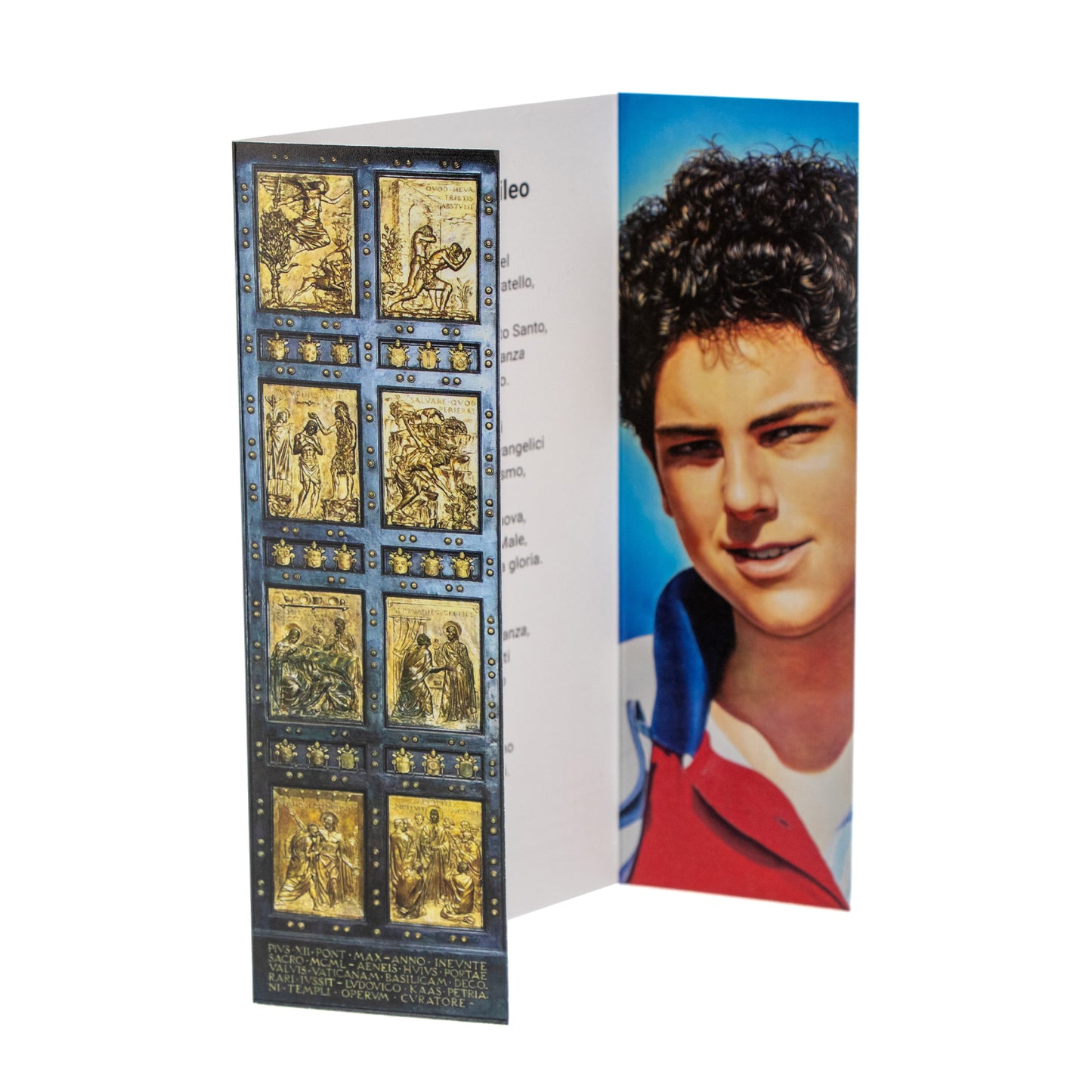 Pieghevole della Porta Santa. Giubileo 2025